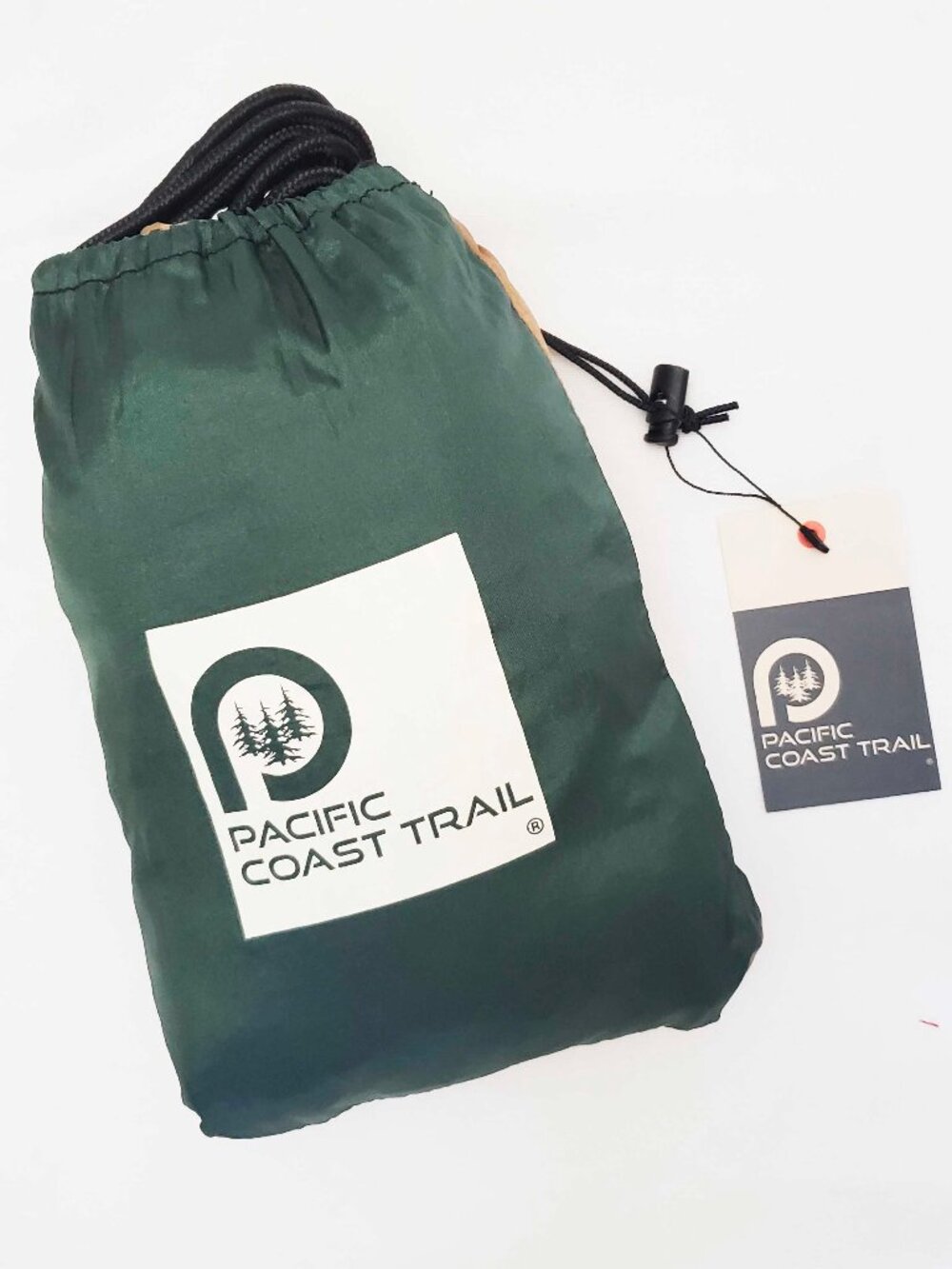 Pacific Coast Trail Camping Hammock Green Brown Waterproof up to 570 lb NWT